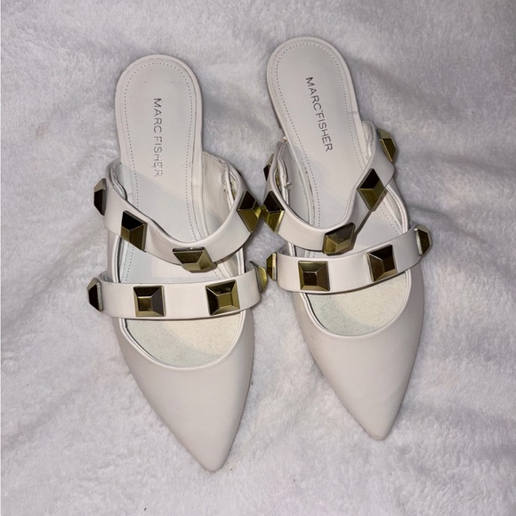 MARC FISHER Sharla Mules sz 7 - Picture 2 of 7